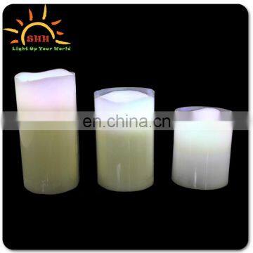 Festival Decoration remote control rechargeable led flameless candle