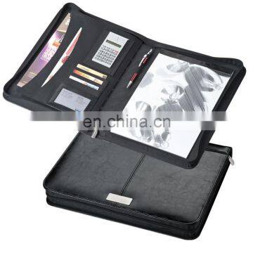 new portable PU planner notebook set with ipad container and cards/pen holder NOTEBO909-1