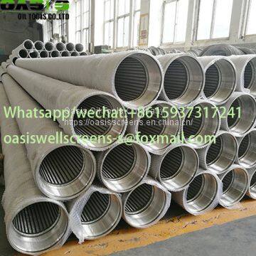 China manufacturer of Stainless Steel Wire Wrapped Johnson Screens