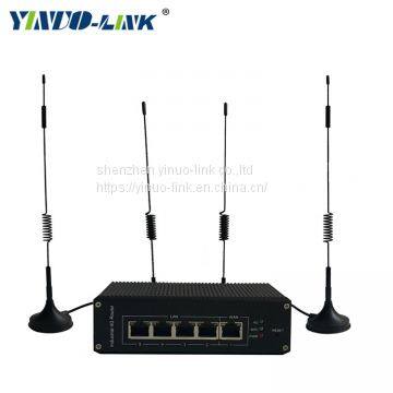Yinuolink High Power Industrial 4g Wifi Router Support Static and Surge Protection