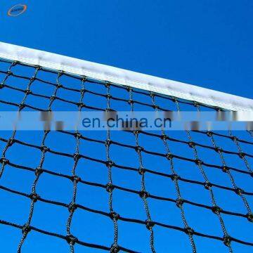 Official size 12.8*1.08m Top professional quality Standard portable PE tennis net