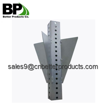 Galvanized Square Posts On National Traffic Signs