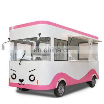 cheaper price kitchen trailer outdoor street mobile fast food truck for sale Europe vending cart