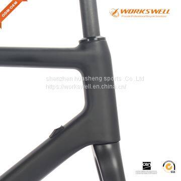 2018 New Carbon Road Bike Frame Bb86 Full Carbon Fiber Frame 700C Framest photo-2