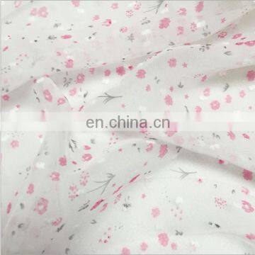 Custom Print Soft 100% Polyester Chiffon Fabric For Dress