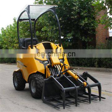 HYSOON hy200 mini garden tractor loader with grapple