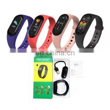2020 Amazon Best Selling Sport Android Wrist Watch Band M5 Smart Watch Fitness Silicone Watch Bracelet With Sdk Smart Bracelet