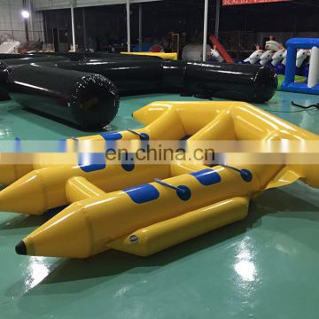 Hot Sell Inflatable Banana Boat for Sale/ Inflatable Flying fishing Banana Boat for Fun