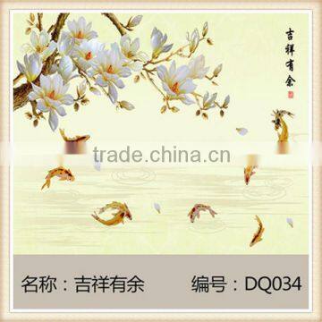 Bolai Sales Better TV Sofa Background Tiles Color Carving Art Wall Tile 3D Breeze Elegant Diagram Xan Be Customized