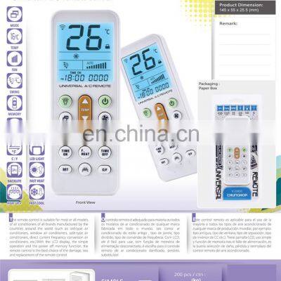 Frankever Universal A/C Air Conditioner Remote Control K-1028E photo-5
