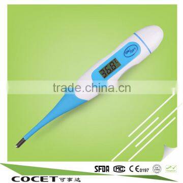 Cocet Promotional Fast High Precision Waterproof Home Use precision medical household digital alarm thermometer