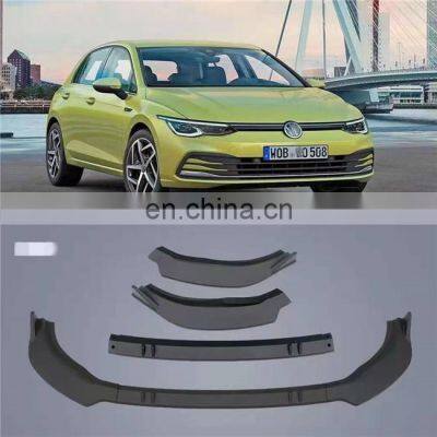 Car Accessories Front Bumper Shovel Lip Spoiler Diffuser Fit For VW GOLF 8 2020+ Front Lip photo-2