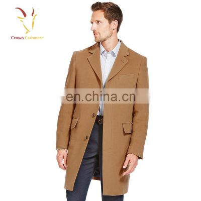 Latest Design European Style Classic Top Quality Men Wool Coat