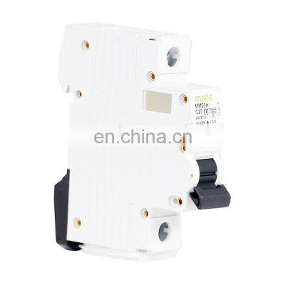 Factory Direct Sales Fast Delivery Matis MM50H-1P MCB 230V 50/60hz Air Circuit Breakers