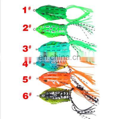 Fishing Lures Frog Topwater Soft Booby Trap Frog 15 g / 6 cm Snakehead Fish Bait False Bait Bionic Bait Wobblers Fishing Gear