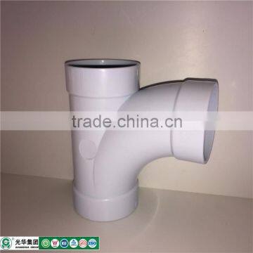 PVC Sweep Tee for vacuum system