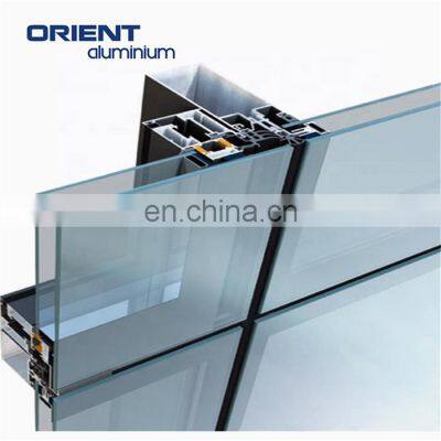 Modern Design Exterior Hidden Top Roof Glass Skylight Aluminium Curtain Walls photo-2