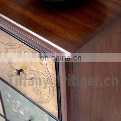 Modern Wood Home French Style Cloths Antique Cabinet photo-4