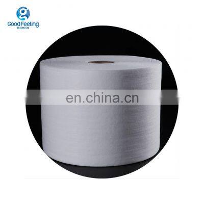 100% Es Fiber Non Woven Fabric Rolls N95 KN95 Raw Materials 40 50gsm Hot Air Cotton Nonwoven Soft Mask Filter FFP2 Material photo-3
