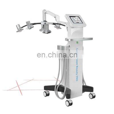 Upgraded Multifunction Cryo Pads+ EMS + Red Light 635nm 6D Laser Slimming Machine for Skin Tightening