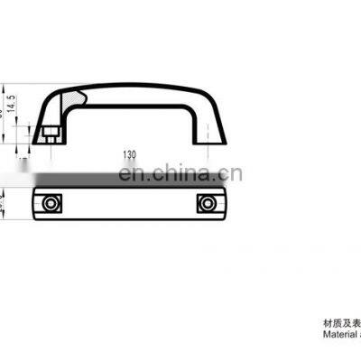 LS505 ABS Black Industry Cabinet Handle photo-4