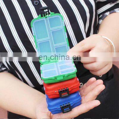 10 Slots Fishing Lure Hook Tackle Box Storage Case Organizer Fish Tool Box Cases photo-4