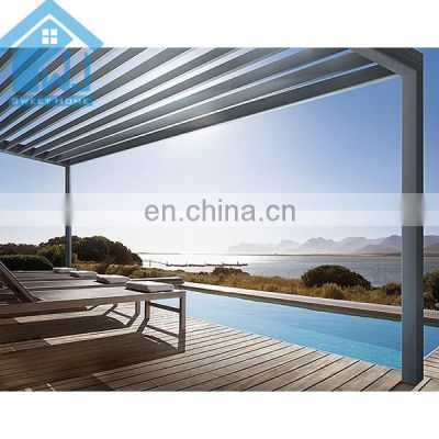 Easy Assemble Modern Design Outdoor Electric Opening Pergola Roof for Gazebo