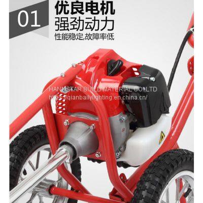 Grass Cutting Cutter Hand-Push Gasoline Brush Cutter Lawn Mower String Trimmer photo-4