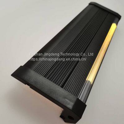 China manufacturers wholesale Floor Rubber Upward Warm White Line Light Step Light