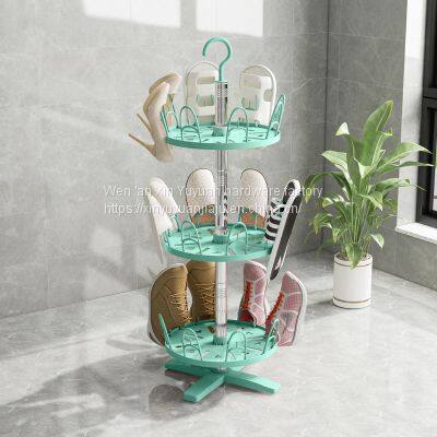 Rotary Floor Type Multi - Purpose Shoe Rack Outdoor Balcony Household Hanging Air - Drying Shoe Rack