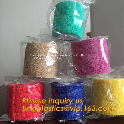 Bandage Hot Selling Self Adhesive Sports Tape First Aid Supplies Wrist Ankle Colored Medical Gauze Bandage photo-2
