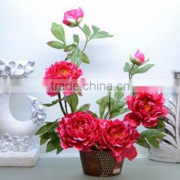 the natural looking artificial lotus flower/artificial flower for indoor decoration