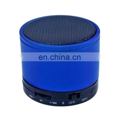 Portable Bluetooth Speaker Outdoor Mini Bt Speaker Portable Metal Buffer Speaker Bass Audio Loudspeaker Box