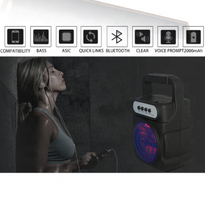 OEM ODM Mini Portable 3D Stereo Music Sound System Mini Handheld Speaker photo-3