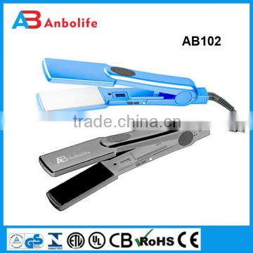 steam titanium flat iron hair straightener