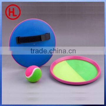 Catch game TOP QUALITY Hot Sale color plastic throw and catch ball set wholesale