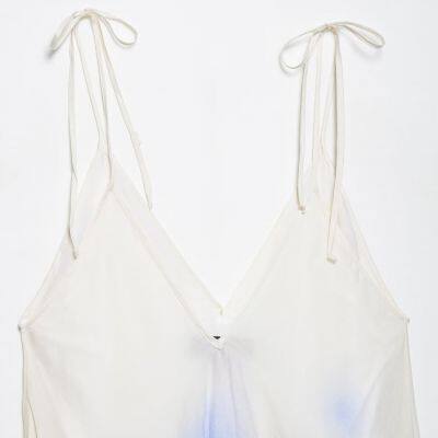 2025 Spring/Summer New European and American Style Women's Fashion Sexy Sleeveless Strap Printed Dress photo-2