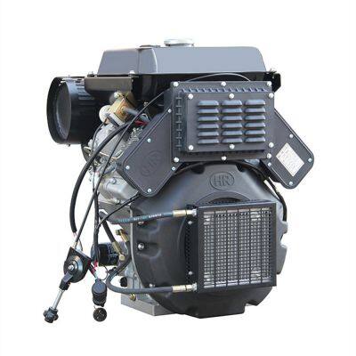 2V98F double cylinder air-cooled diesel engine 30hp two cylinder air-cooled diesel engine