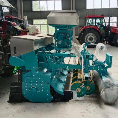 300L Price Seeding Machine With Fertilizing Hopper, Rotary Tiller, Seeding Disc and Land Roller for Dryland Rice Planting photo-3