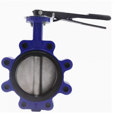 LUG Butterfly Valve DN40-DN1200 PN10/PN16 Cast Iron Body with NBR/EPDM/PTFE Seat for Industrial Piping