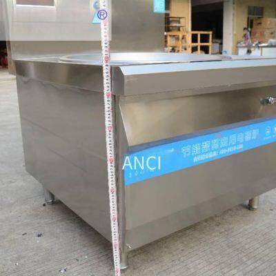 Anci Dual-head Induction Cooker for Catering Kitchens, Commercial Induction Cooker, Large Wok Stove for Canteens