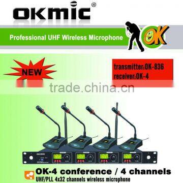 wireless headset conference microphone/wireless microphone for conference system/wireless conference microphone