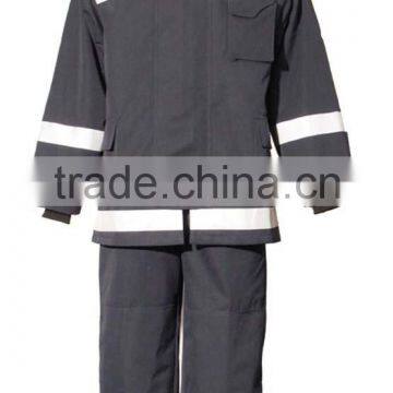 grey bunker suit for firemen EN-469