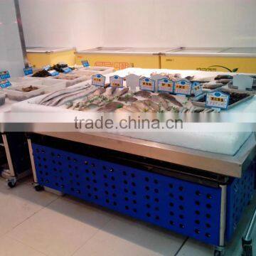 APEX Custom Make Stainless Steel Ice Fresh Fish Refrigerated Table Top Display/seafood Display Cooler/fish Display Refrigerator photo-4
