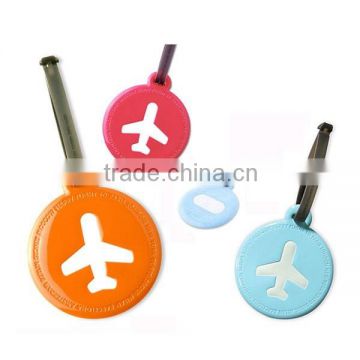 round luggage tag