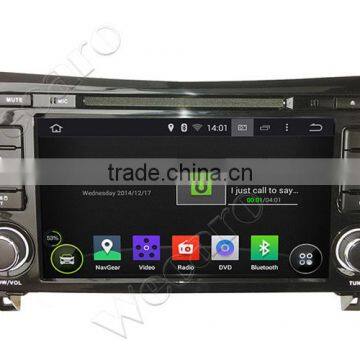 Wecaro Android 4.4.4 Car Dvd Player 8" Quad Core for Nissan Qashqai Radio Mp3 Player Android 1.6 Ghz Cpu 2014 2015 photo-2