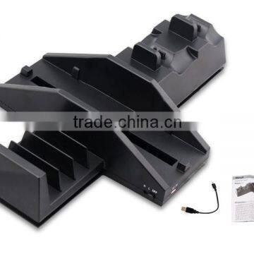 For PS4 Gamers Disk Tower and Dual Charger Dock With Cooling Fan photo-4