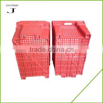 high-quality stackable plastic vegetable foldable crate