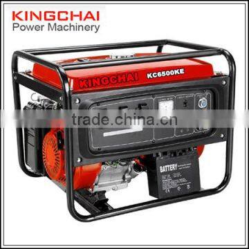 AC Single Phase 5KW/5KVA Petrol Power Generator13HP KC6500 Gasoline Generator Set With Electric Start photo-2