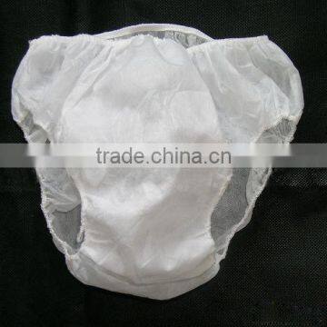white non woven disposable briefs for adult disposable spa underwear